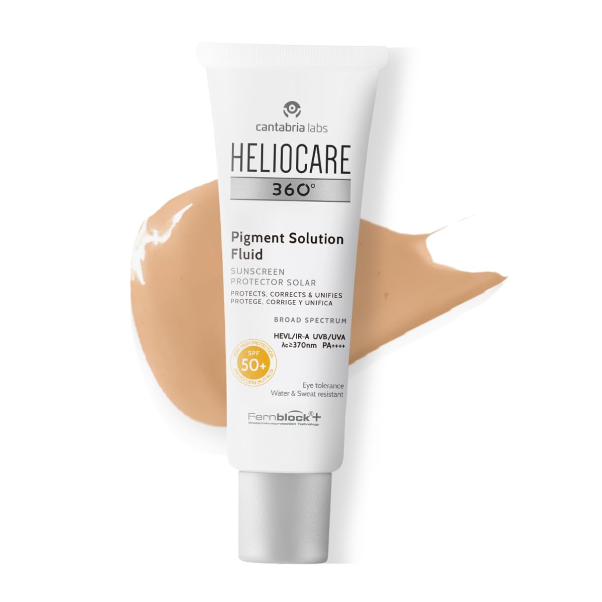 Heliocare Sunscreen Fluid SPF50+ - Water-Resistant, Non-Greasy, For All Skin Types