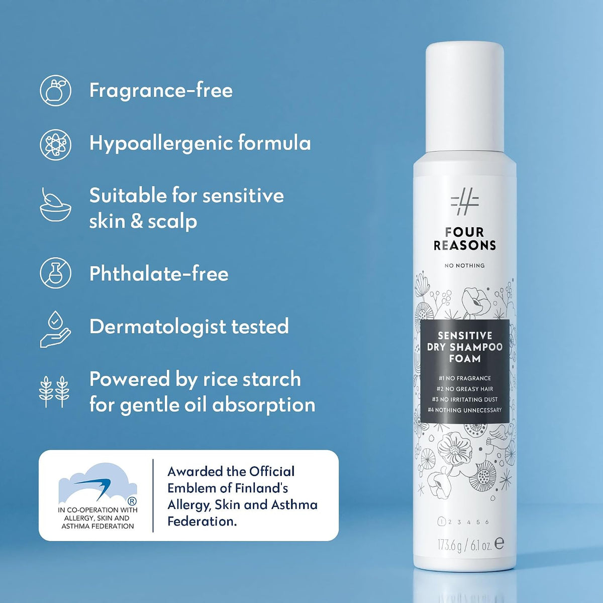 Sensitive Dry Shampoo Foam