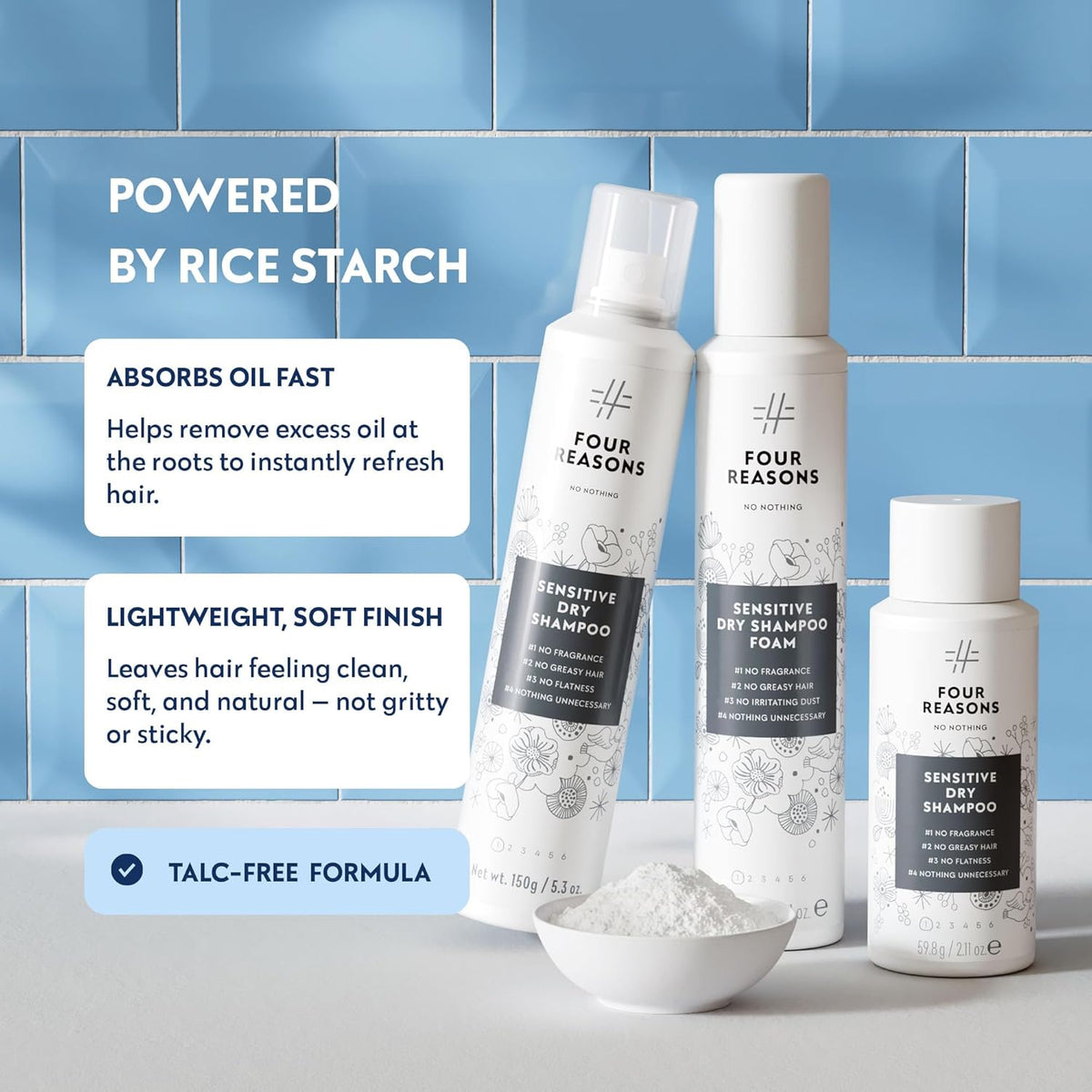 Sensitive Dry Shampoo Foam