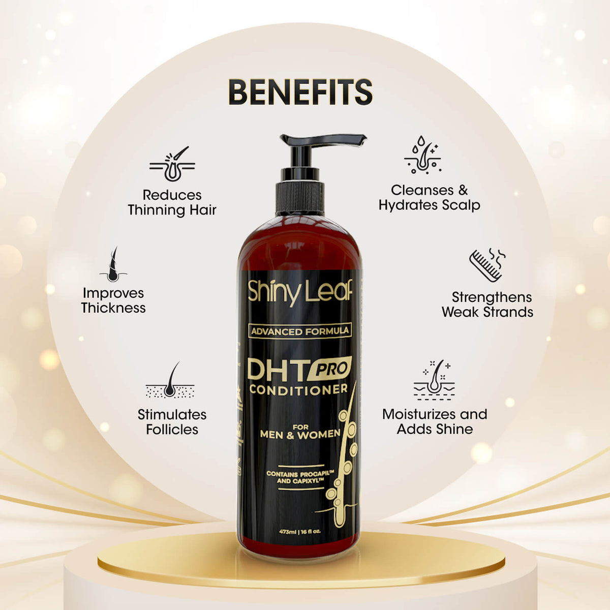 DHT Pro Conditioner with Procapil & Capixyl — 16 oz